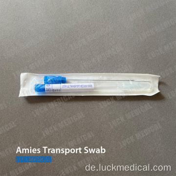 Amies Transport Tupfer Edelstahl dünner Tupfer